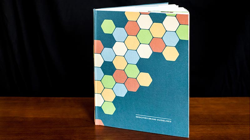 Cover of the Brand Guidelines book